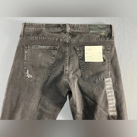 AG The Tellis Modern Slim Black Distressed Jeans - Picture 5 of 13